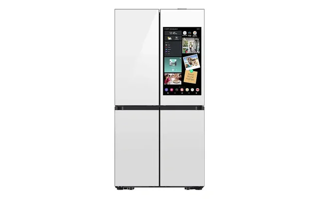 Samsung - Bespoke 29 Cu. Ft. 4-Door Flex French Door Smart Refrigerator with AI Family Hub+ -...